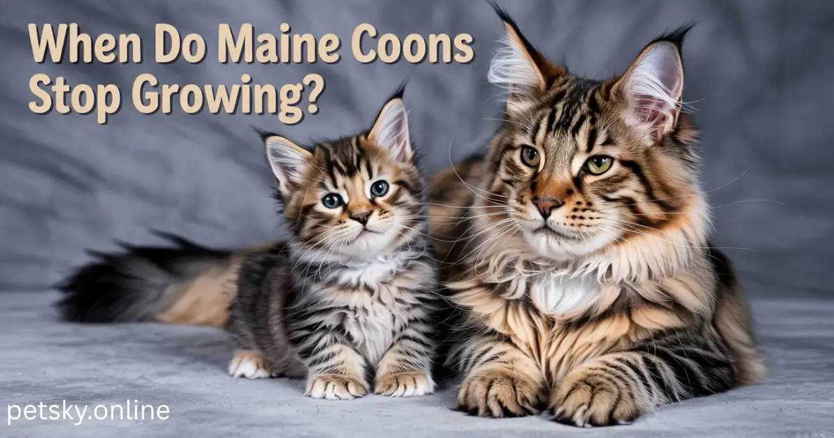 When Do Maine Coons Stop Growing