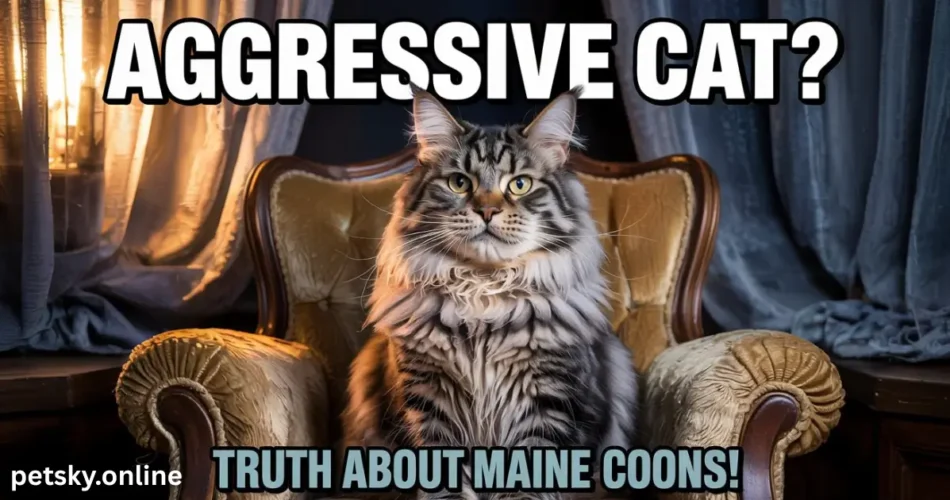 are maine coon cats aggressive