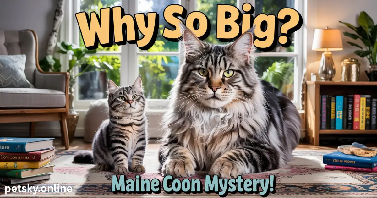 why are maine coon cats so big